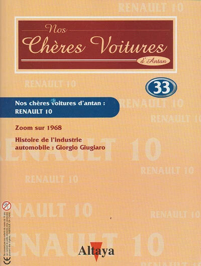 Retour sur la collection " Nos Chères Voitures d'Antan &quot