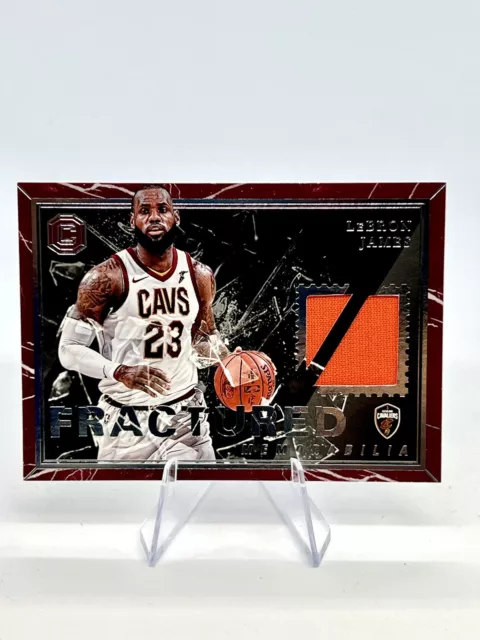 LeBron James 2017-18 Panini Cornerstones #PATCH Game Worn Jersey#FM-LJ Rare🔥