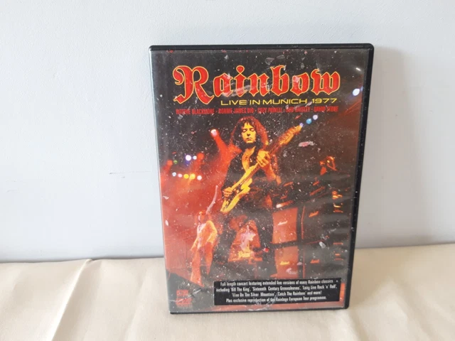 Rainbow: Live in Munich 1977 (DVD, 1977) Full Insert Set