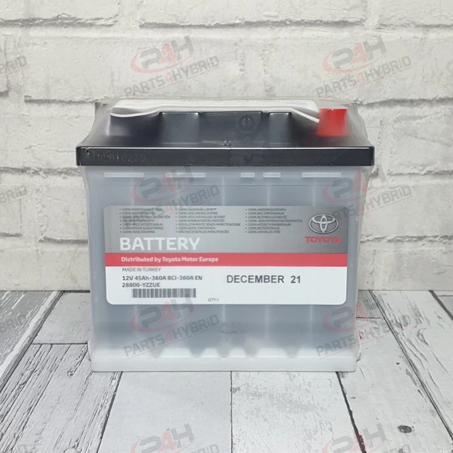 GENUINE TOYOTA CHR 12V Battery Maxh10 45AH Auxiliary Battery Oem
