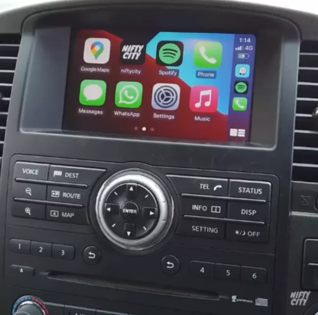 For Nissan Pathfinder 2008-2012 Apple CarPlay & Android Auto OEM Integration