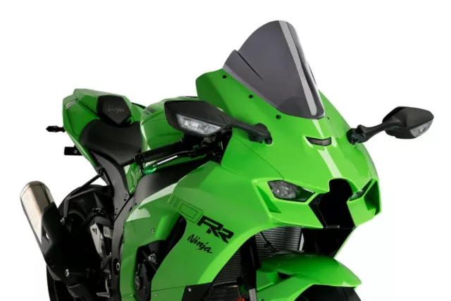 Racingscheibe Z für Kawasaki ZX-10R / ZX-10RR 21-23 dunkel getönt Puig