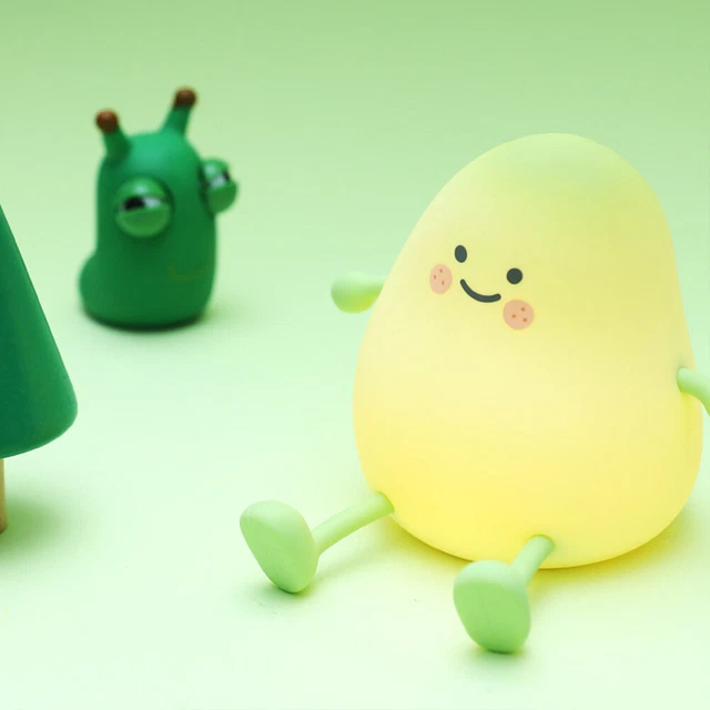 MANGO DIMMABLE NIGHT Lamp Silicone Mini Table Lamp USB Rechargeable for