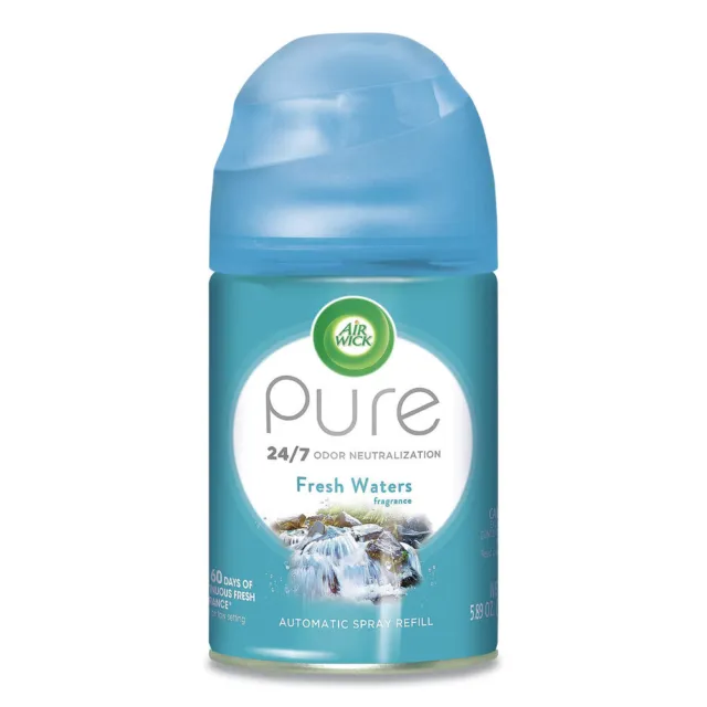 Air Wick 79553 5.89 oz Freshmatic Ultra Auto Spray Refill Fresh Waters, 6/Ct New