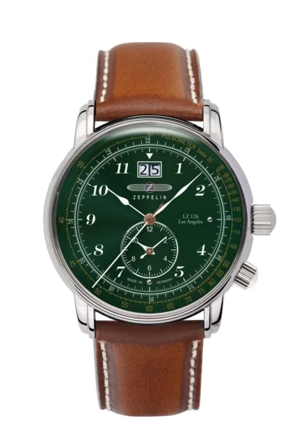 Zeppelin  LZ 126 Los Angeles quartz watch with dual time  8644-4