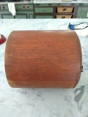 Vintage mahogany or teak Compass Housing For A 1930s Elco Yachts 2