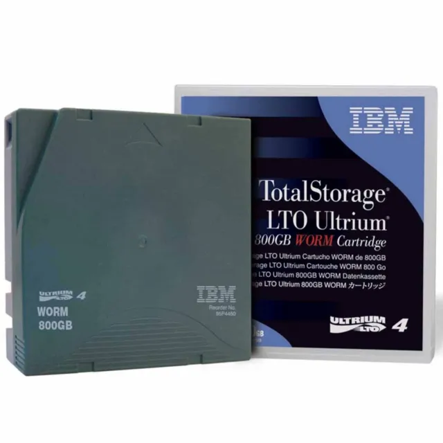IBM Lto Ultium-4 800gb/1600gb Compressed Worm 95p4450 Date Cartridge_