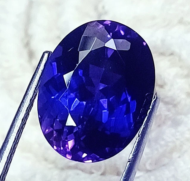 Pierre Précieuse De Tanzanite Ronde 10 Carats - Violette - Naturelle Certifiée - Neuf