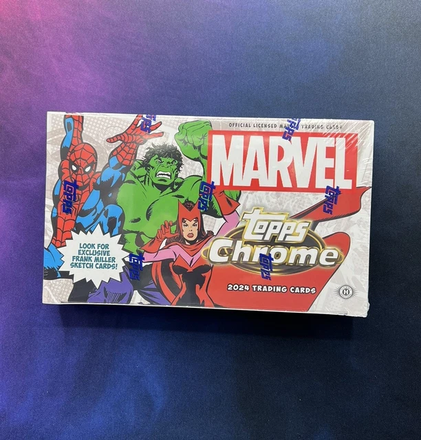 MARVEL TOPPS CHROME 2024 Hobby Box Neu & Sealed Schneller Versand