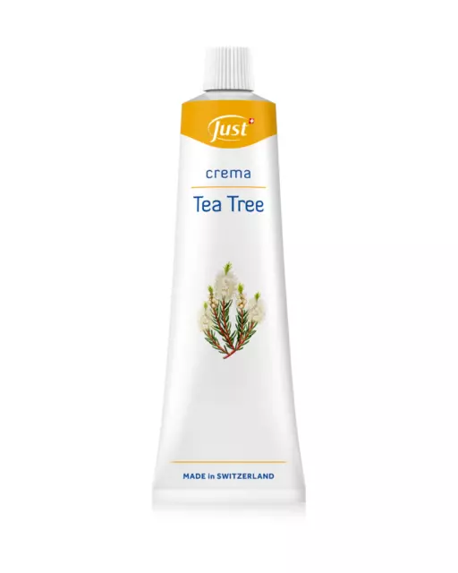 JUST CREMA TEA TREE 100 ml (contro brufoli, dermatite, eczema, pelle impura )