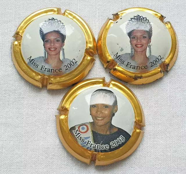 Capsules de Champagne  COLLET  RAOUL  MISS FRANCE