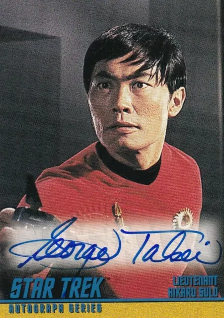 STAR TREK The Original Series (TOS) Autograph Card A33 George Takei as Sulu