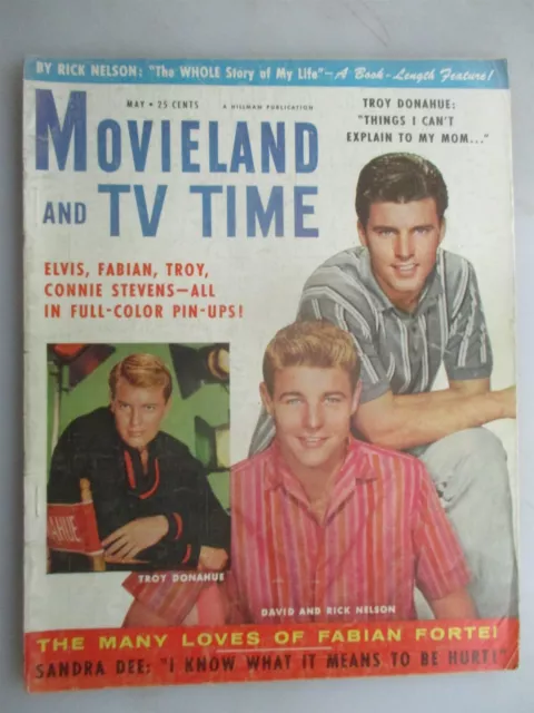 Movieland and TV Time Magazine - May 1960 Issue - David & Ricky Nelson