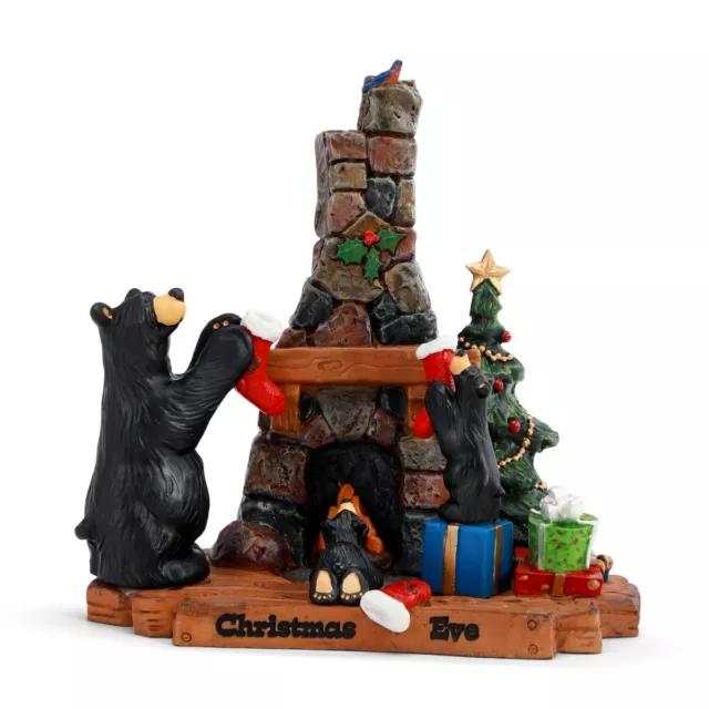 Big Sky Carvers Bearfoots Christmas Eve 2 Figurine