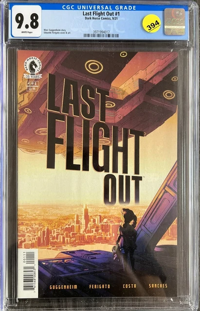 Dark Horse Comics, Last Flight Out #1 Graded 9.8