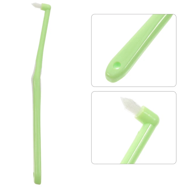 Cepillos de dientes de mechón para mascotas cepillo de dientes manual para cachorros