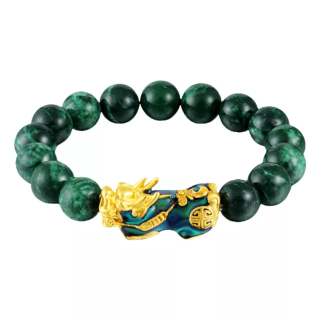 Piyao Obsidian Feng Shui Wealth Bracelet - Jewelry-ES