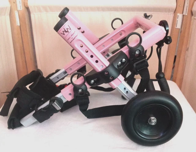 Walkin' Wheels Lightweight Pink Wheelchair for Small Dogs