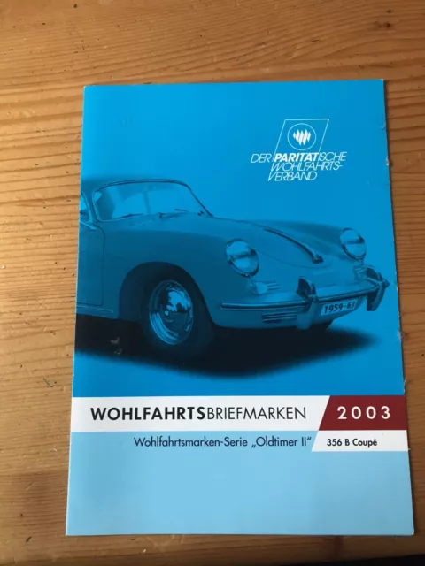 Wohlfahrtsbriefmarken - Oldtimer II 2003 Porsche 356 B Coupé