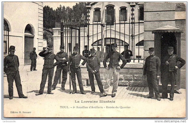 54 TOUL - entree du 6e bataillon d'artillerie