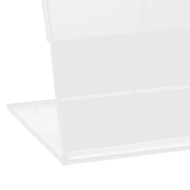 L Shape Clear Acrylic Photo Frame Holder Free Standing Portrait For Instax Kit