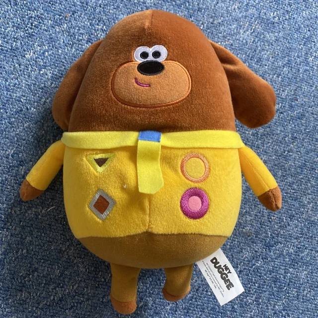 HEY DUGGEE TALKING 12" WOOF WOOF DOG Cuddly Soft Plush Toy (CBEEBIES) £