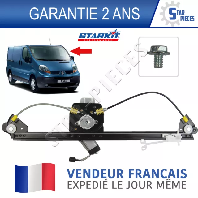 Leve-Vitre Avant Gauche Conducteur Renault Trafic Ii 01-14 7700311820