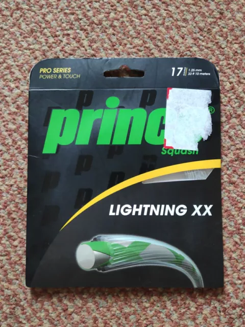 Prince Lightning XX 17 Stärke Squash Saiten Set