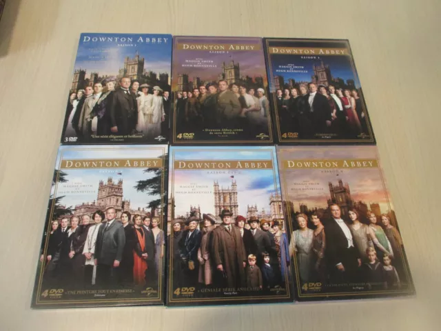 lot 6 Coffrets DVD saison 1 à 6 DOWNTON ABBEY