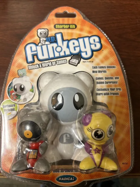 RADICA UB Funkeys Starter Kit M0728 with Scratch & Twinx Mattel Game unopened