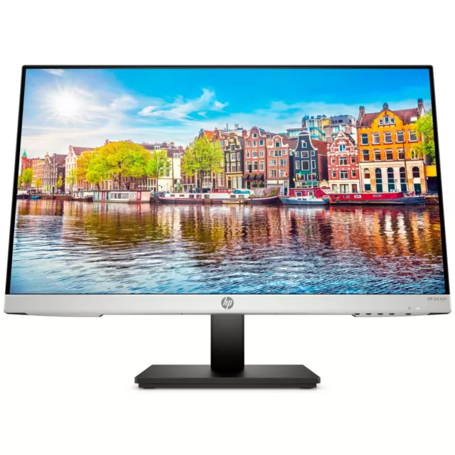 HP 24 Zoll LED IPS Office Monitor 5ms 60 Hz neigbar Lautsprecher silber