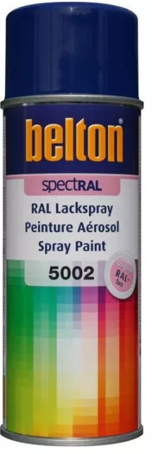 Peinture aérosol RAL 5002 Bleu outremer 400ML SPECTRAL BELTON