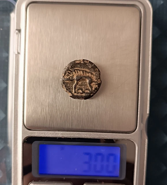 Monnaie Gauloise, POTIN RÈMES (Région de REIMS) à la tête d’indien, classe IA.