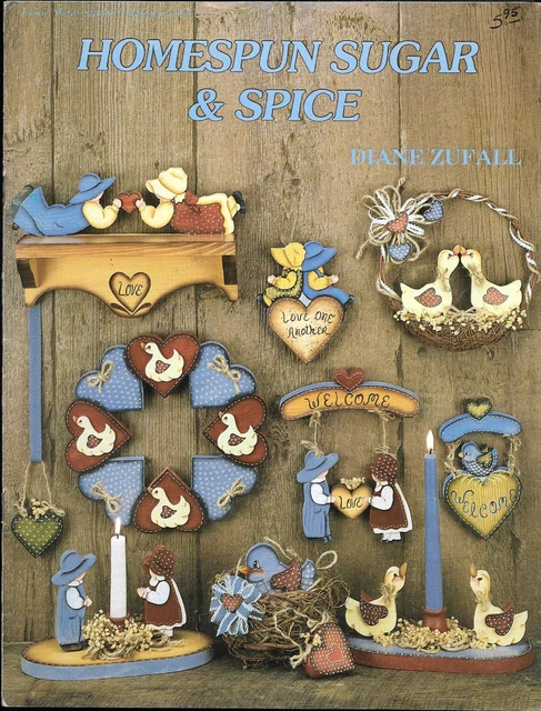 amerikanisches Laubsäge-Heft HOMESPUN SUGAR & SPICE; Laubsägearbeiten