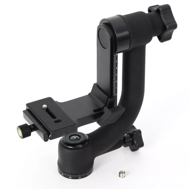 Gimbal Tripod Ball Head Mount 360° Panoramic For Telephoto Lens Camera