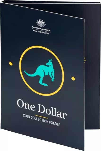 Royal Australian Mint $1 One Dollar Circulating Coin Collection Folder Only NEW