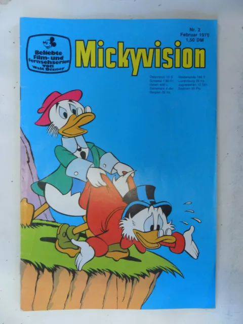 1 x Comic Walt Disney - Mickyvision   Nr.2  (Feb1975) - Zustand 1-2/2