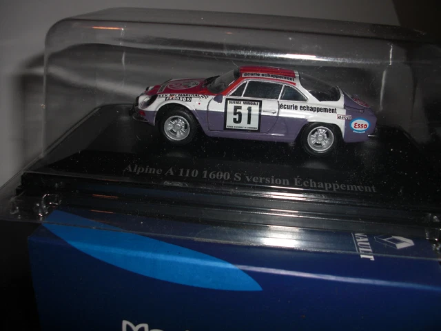 Alpine - A110 1600S Tour de Corse 1969 - Trofeu - 1/43 - Autos Miniatures