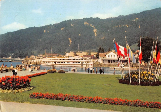 GG8830 bregenz am bodensee see anlagen mit hafen   austria