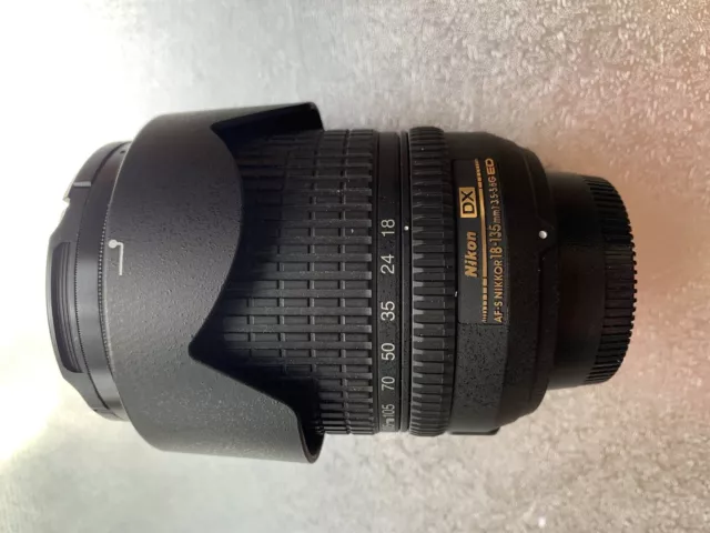 Nikon DX Camera Lens AF-S Nikkor 18-135mm f/3.5-5.6 G ED, w/ Lens Protector 67mm