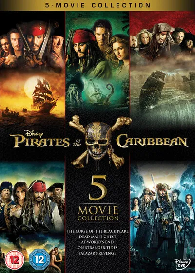 Pirates of the Caribbean: 5-movie Collection (DVD)