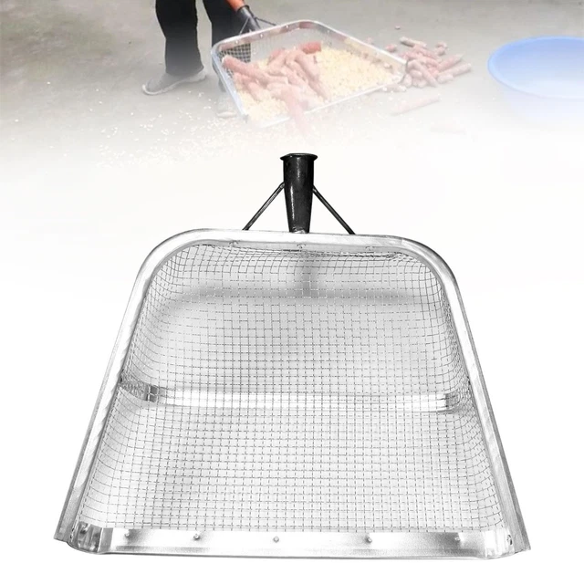 Grand Tamis De Jardin – Filtre à Sol Pour Tests Labo, Ouverture 10 Mm – Avec Roues Et Poignée Amovible - 7