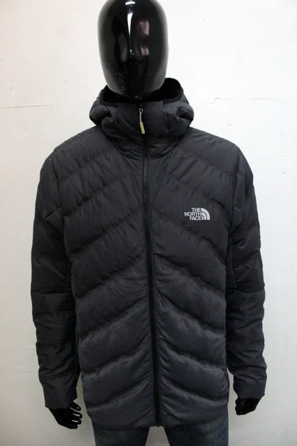 Giubbotto The North Face Taglia L Uomo Giubbino Grigio Jacket Coat Logo Giacca
