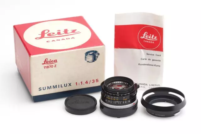 Leitz Leica M Summilux 1.4/35mm 11870z W. Box (1713032258)