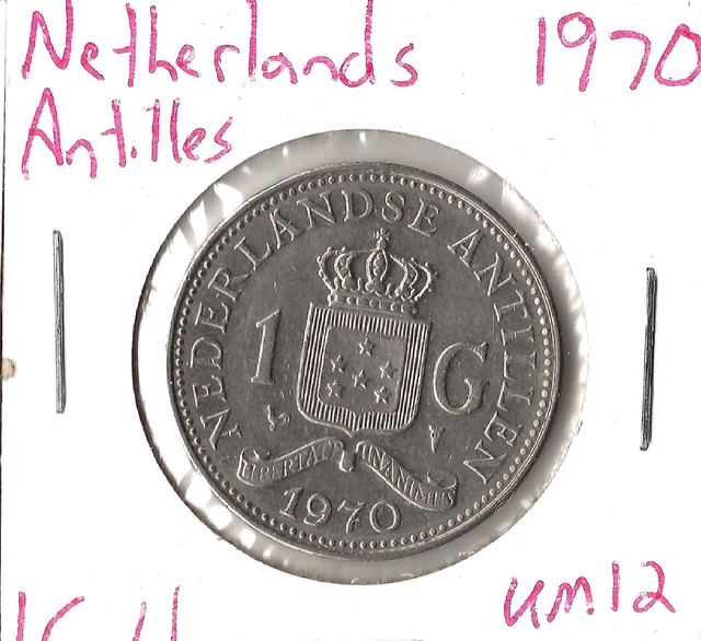 Coin Netherlands Antilles 1 Gulden 1970 KM12, Combined shipping