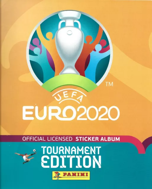 Panini Foot Euro 2020 Tournament Edition Complet : Album Vide + 678 Stickers