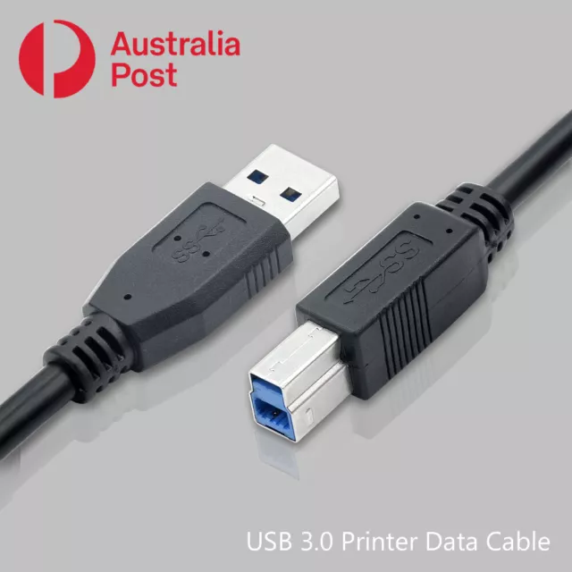 High Speed USB 3.0 Type A Male To B Male Printer Cable 0.5m/1m/2m/3m/5m