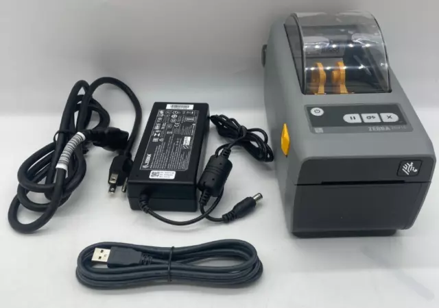 Zebra ZD410 Thermal Barcode Label Printer - NEW - Open Box - Fast Shipping !