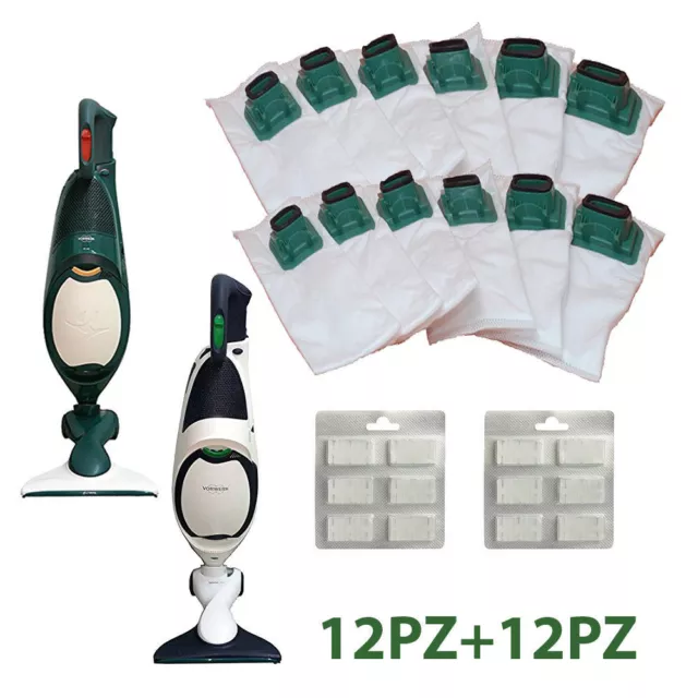 Kit Folletto 12 Beutel + 12 Geruch Vk 140 Vk 150 vk140 vk150