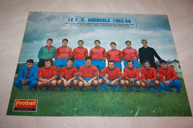page POSTER )) équipe U.V.A VALENCIENNES 1965/66 | UK
